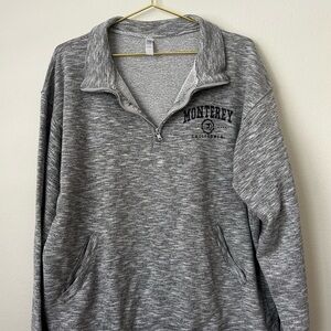 Gray Monterey California Quarter-Zip Pullover